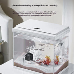 Fowuyeep terrarium camera 2K HD video delivers sharp details for tanks and habitats.