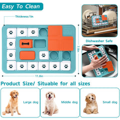 FOXMM interactive toy squeak center attracts dog attention during puzzle play and fosters focus