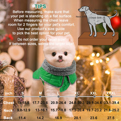 Fragralley dog winter coat harness hole enables simple, secure walks