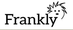 Frankly Pet made in USA collagen rolls on label, showcasing quality ingredients.