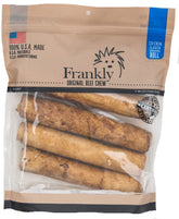 Frankly Pet Retriever Rolls 4-pack on display, a long-lasting chew for dogs.