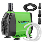 FREESEA fountain pump motor close-up showing 800GPH performance for reliable circulation
