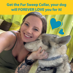 FREEZE2TRIM Fur Sweep trimmed-to-fit collar demonstrating precise sizing and easy adjustment.