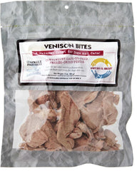 Fresh Is Best Venison Bites packaging, vacuum-sealed to preserve freshness and nutrients.
