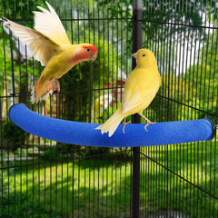 FrgKbTm parrot perch assembly shows easy install with wing nut and bolt