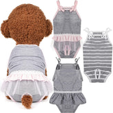 Frienda 3-piece dog diapers pack in a size M for female dogs