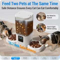 Frienhund app control screen showing remote feeding features