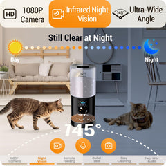 Frienhund night vision setup image for clear viewing during nighttime feeding.