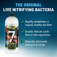 Fritz Aquatics FritzZyme 7 pour-dispense promotes easy dosing for weekly maintenance.