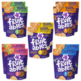 Fruitables Baked Pumpkin Dog Treats pack with ten pouches for easy training rewards.