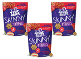 Fruitables Skinny Minis apple bacon soft-chewy treat close-up, ideal training reward for small dogs