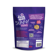 Fruitables Skinny Minis apple bacon soft-chewy treat pack-3 display, convenient multi-pack for ongoing training
