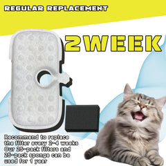Ftplayuiq operación ultra silenciosa, ideal para gatos sensibles.