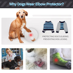 FUAMEY dog recovery sleeve easy-on-off design facilitates quick dressing