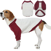 FUAMEY dog sweatshirt shows warmth with plush inner lining for cozy walks