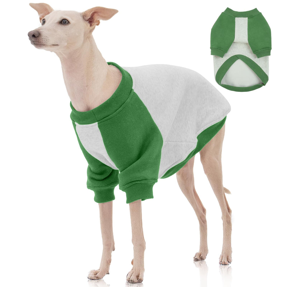 FUAMEY dog sweatshirt warmth with plush lining for cozy autumn days.