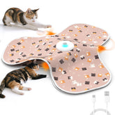 FUGODIWI interactive cat toy pink full setup for indoor play and enrichment.