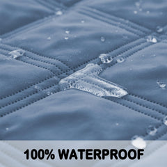 Fuguitex waterproof couch cover for dogs keeps sofas clean while your pet enjoys dry comfort.