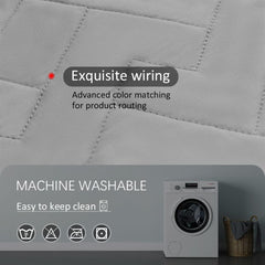 Fuguitex machine-washable cover demonstrates easy cleaning after paws.