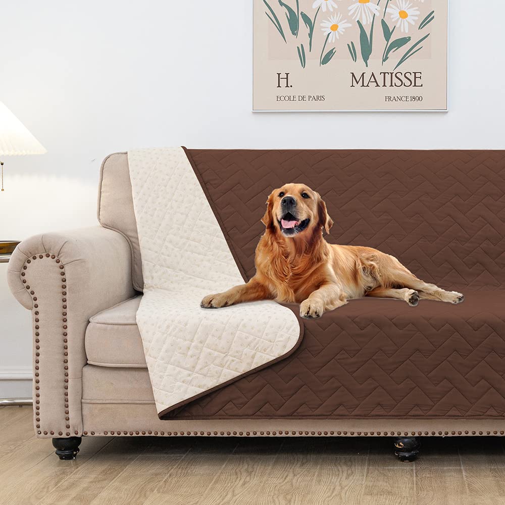 fuguitex waterproof dog bed cover on sofa protects furniture from spills and accidents