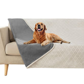 Fuguitex waterproof dog blanket cover 52x82 cream shields sofas from spills.
