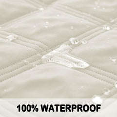 Fuguitex waterproof dog blanket laid flat demonstrates spill resistance for couches.