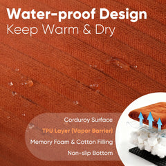 FUKUMARU anti-slip bottom keeps the bed securely in place during play.