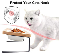 FUKUMARU bamboo holder features pet-safe varnish for durability.