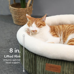 FUKUMARU cat bed removable cushion for easy machine washing