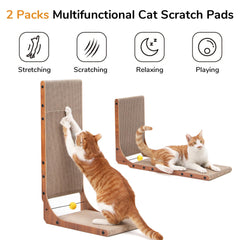 FUKUMARU Cat Scratcher durable cardboard surface, long-lasting scratching