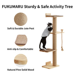 FUKUMARU two-shelves with cushions deliver brief breaks and comfortable naps.