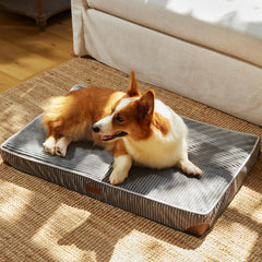 FUKUMARU dog bed thickened foam for joint support and restful sleep.