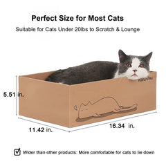 FUKUMARU cardboard scratcher refill offers long-lasting surface