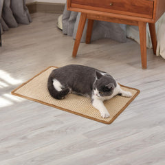 FUKUMARU Scratch mat with sticky tapes for easy floor or furniture installation