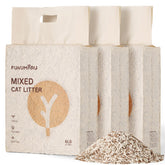 FUKUMARU tofu cat litter bag-front view highlights lightweight packaging for easy handling.