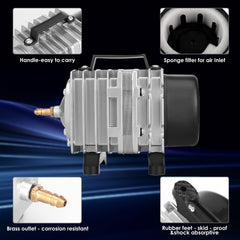 FUMAK aluminum housing pump supports efficient heat dissipation for extended operation.
