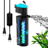 FUMAK aquarium filter aeration system delivers enhanced oxygenation for active fish and plants.