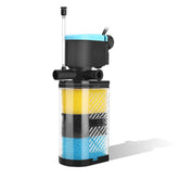 FUMAK Kulife aquarium filter three-stage filtration in action for clearer water.