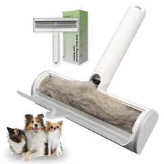 Funbuddy Quitapelusas en mano para recoger pelo rápidamente.