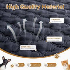 FunFurry claw-resistant weave close-up emphasizes durable surface that resists snags