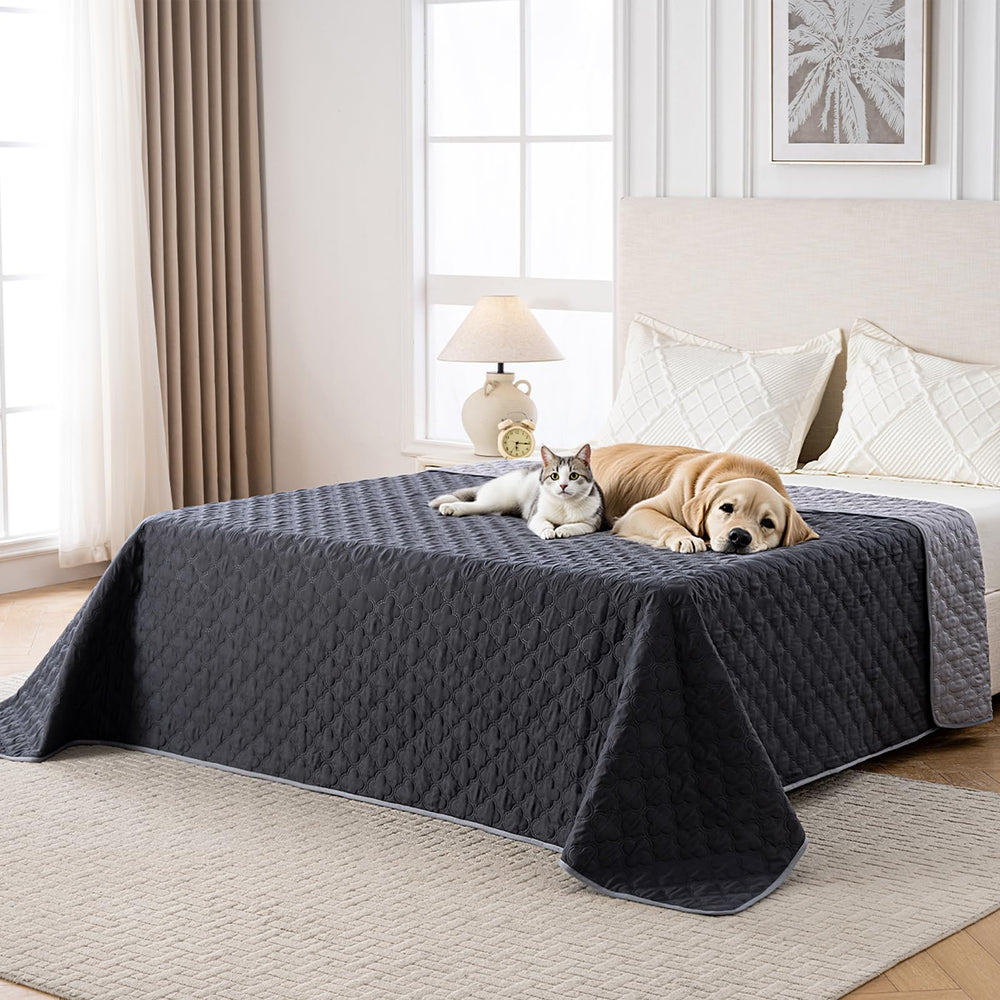 FunFurry double-sided waterproof blanket pack shot demonstrates robust spill protection for couches