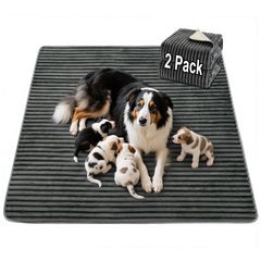 FunFurry flannel pad—soft surface protects paws on a large 36x48 inch pad.