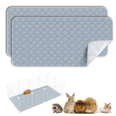 FunFurry guinea pig cage liner 24x47 close-up showing reusable padding for dry cages.