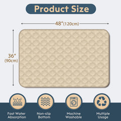 FunFurry pee pad with leakproof TPU layer prevents leaks on floors
