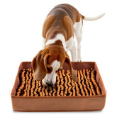 FunFurry Snuffle Mat brown product shot emphasizes enrichment play
