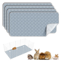 FunFurry washable guinea pig cage liner 4pack keeps bedding dry and cozy.