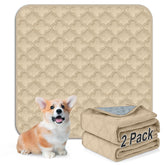 FunFurry 24x24 cream pee pad keeps floors dry during training