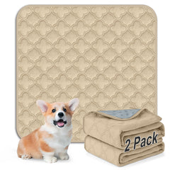 FunFurry 24x24 cream pee pad keeps floors dry during training