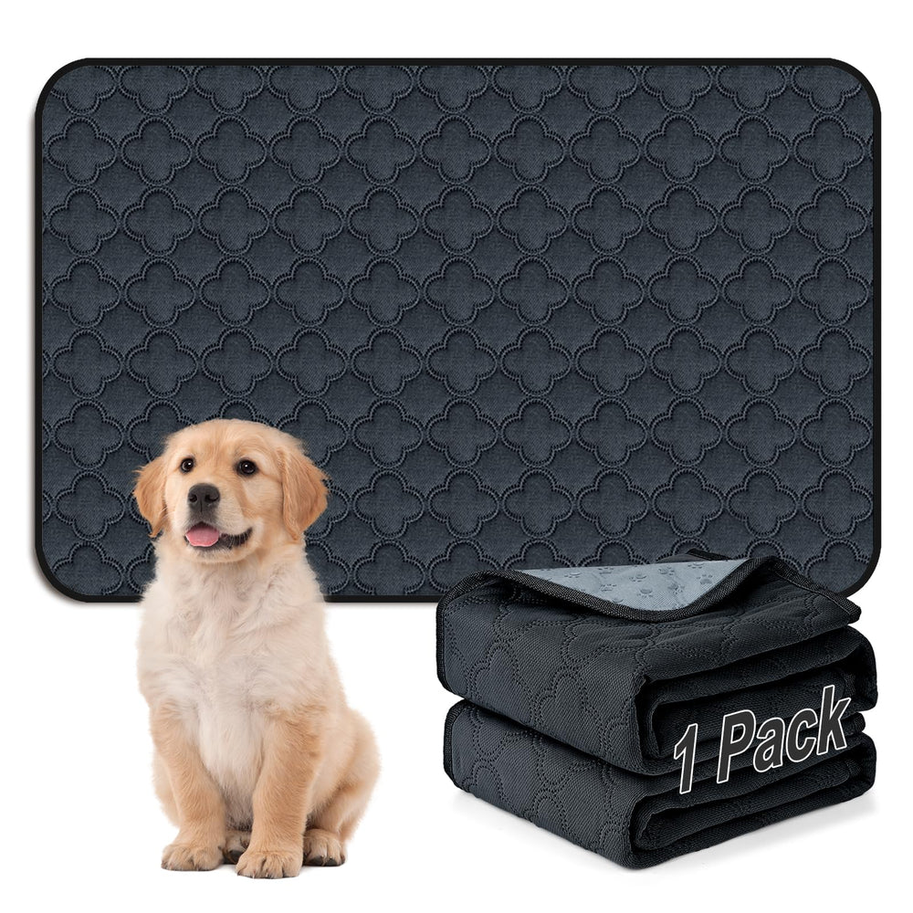 FunFurry washable pee pad shows waterproof TPU layer for leak protection on floors.