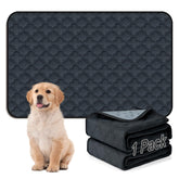 FunFurry washable pee pad shows waterproof TPU layer for leak protection on floors.